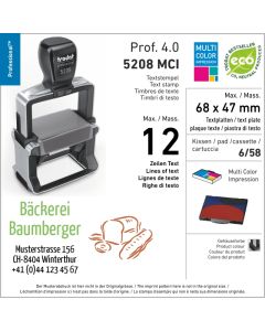 Mehrfarbig Trodat Professional 4.0 5208