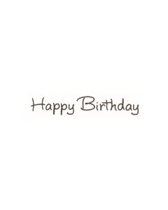 Text Stempel "Happy Birthday" - E-730