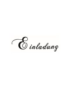 Text Stempel "Einladung" - E-5216