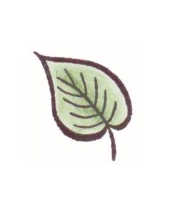 Text Stempel "Kleines Blatt" - A-724