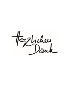 Text Stempel "Herzlichen Dank" - E-5424