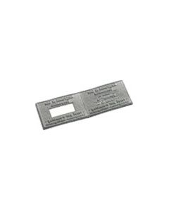 Textplatte Professional 54120 - Datum links