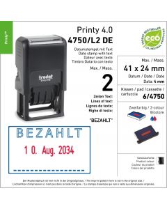 Trodat Printy 4.0 4750/L2 (Deutsch)