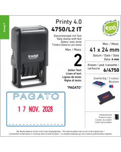 Trodat Printy 4.0 4750/L2 (Italienisch)
