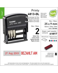 Trodat Printy 4813 - Datum links