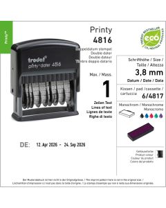 Trodat Printy 4816 DOPPELDATUM (Deutsch)