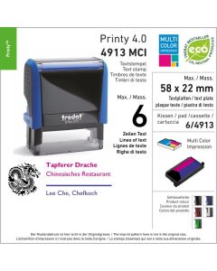 Mehrfarbig Trodat Printy 4.0 4913