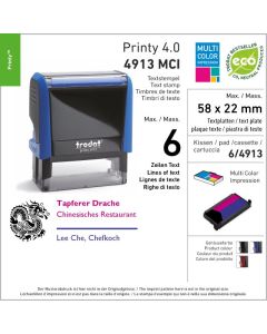 Mehrfarbig Trodat Printy 4.0 4913