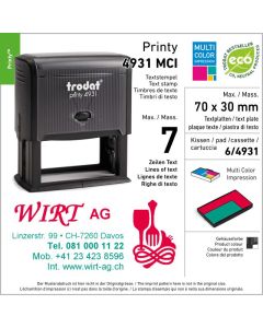 Mehrfarbig Trodat Printy 4931