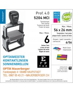 Mehrfarbig Trodat Professional 4.0 5204