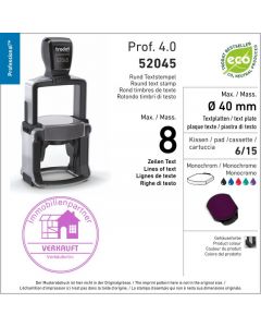 Trodat Professional 4.0 52045 - 40 mm rund