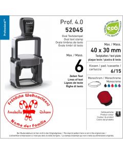 Trodat Professional 4.0 52045 - 40x30 mm oval