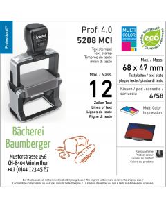 Mehrfarbig Trodat Professional 4.0 5208