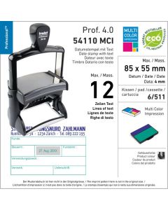 Mehrfarbig Trodat Professional 54110