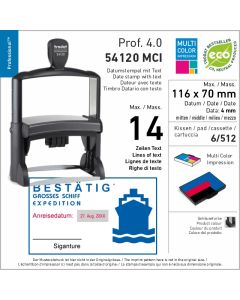 Mehrfarbig Trodat Professional 54120