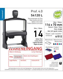 Trodat Professional 54120 - Datum links