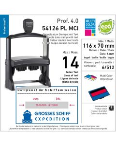 Trodat Professional 54126/PL - Doppeldatum