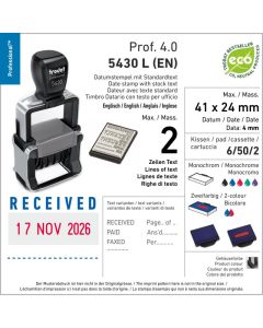 Trodat Professional 4.0 5430/L - Englisch