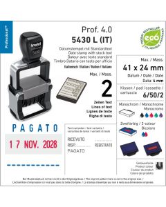 Trodat Professional 4.0 5430/L - Italienisch