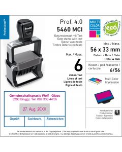 Mehrfarbig Trodat Professional 4.0 5460