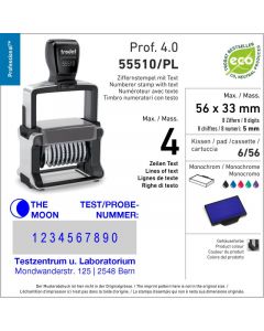 Trodat Professional 4.0 55510/PL - Ziffernstempel