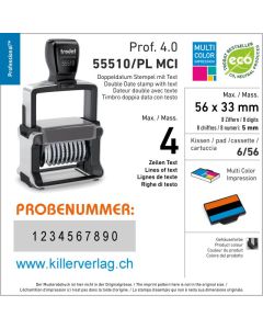 Mehrfarbig Trodat Professional 4.0 55510/PL