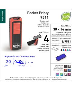 Trodat Pocket Printy 9511