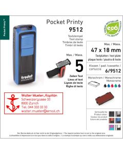 Trodat Pocket Printy 9512