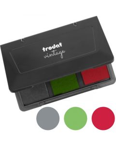 Trodat Vintage Zubehör - 3-farbig Stempelkissen - Selbstgemachtes