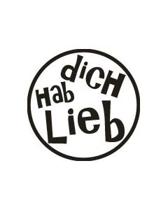 Stemplino Mini - Hab dich lieb - A020