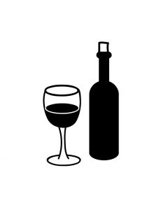 Stemplino Mini - Weinglas with Flasche - B016