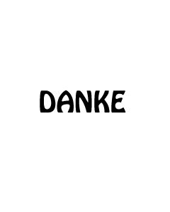 Stemplino ''Danke'' - deutsch - C053