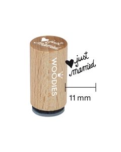 Mini Woodies - just married mit Herz - WM-0306