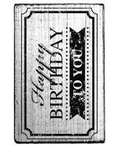 Vintage - Happy birthday to you (Rahmen) - V-01008