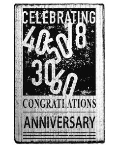Vintage - Celebrating 40 50 ... Congratulations - V-01011