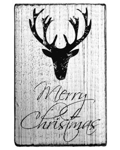 Vintage - Merry Christmas (Hirschkopf) - V-01054