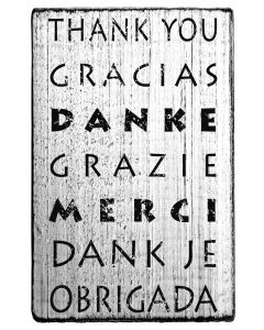 Vintage - Thank you Gracias Danke Grazie - V-01059