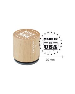 Woodies Textstempel "MADE IN USA" - WE-1107