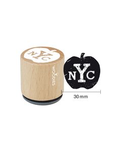 Woodies Textstempel "NYC ... Apple" - WE-1108