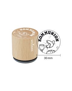 Woodies Textstempel "Kommunion" - W-14002