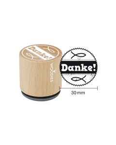 Woodies Textstempel "Danke!" (v1) - W-14003