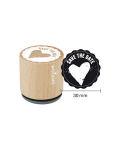 Woodies Textstempel "Save the date" (v2) - W-03007