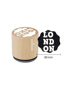 Woodies Textstempel "London" - WE-9008