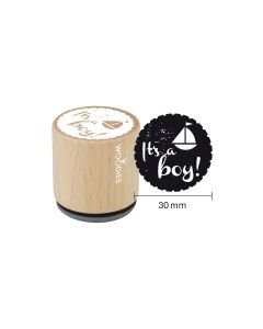 Woodies Textstempel "It's a boy" (v2) - W-06006