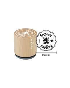 Woodies Textstempel "Bayern" - W-11004