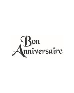 Text Stempel "Bon Anniversaire" - E-5446