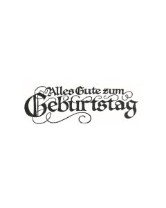 Text Stempel "Alles Gute zum Geburtstag" - F-9018