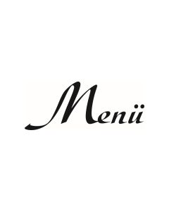 Text Stempel "Menü" - D-5175
