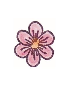 Text Stempel "Blume" - A-1492