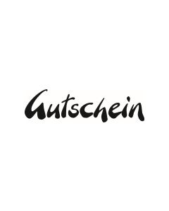 Text Stempel "Gutschein" - F-5335